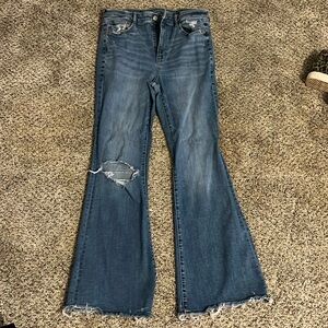 Women’s American Eagle flare wide leg jeans size 12